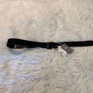 H&M Genuine Leather Belt black color size 31”-32” brand new